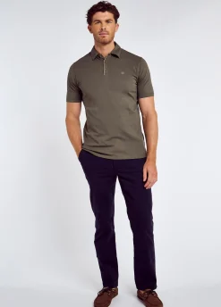 Kilmurray Men’s Three-Button Polo - Kelp
