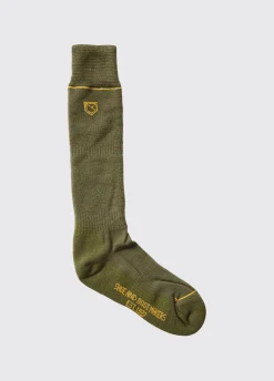 Kilrush Mens Socks - Olive
