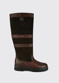 Kilternan Mens Country Boot - Black/Brown