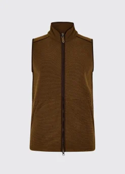 Lifford Fleece Gilet - Walnut