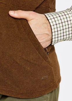 Lifford Fleece Gilet - Walnut