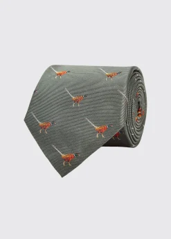 Madden Mens Silk Tie - Olive