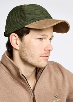Marino Corduroy baseball cap - Olive