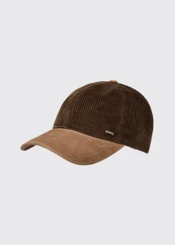 Marino Corduroy baseball cap - Walnut