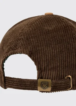 Marino Corduroy baseball cap - Walnut