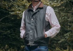 Mayfly Wax Gilet - Olive