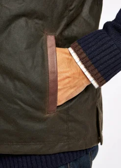 Mayfly Wax Gilet - Olive