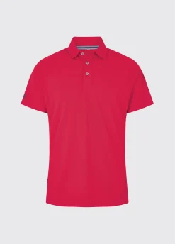 Menton Men's Technical Polo - Red