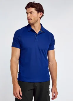 Menton Men's Technical Polo - Ultramarine