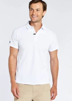 Menton Men's Technical Polo - White