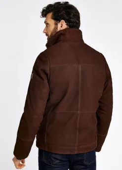 Merriman Men’s Leather Jacket – Walnut