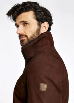 Merriman Men’s Leather Jacket – Walnut