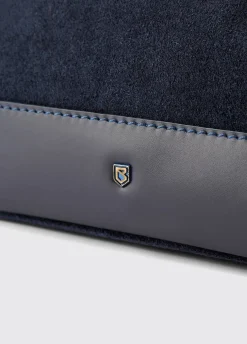 Millymount Ladies Suede Clutch - French Navy