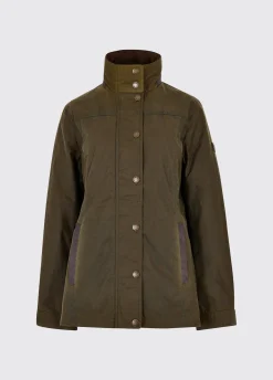 Mountrath Ladies Wax Cotton Jacket - Fennel