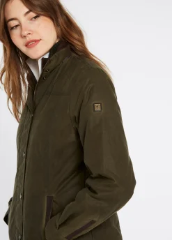 Mountrath Ladies Wax Cotton Jacket - Fennel