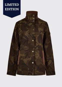 Mountrath LTD Women's Limited edition waxed cotton jacket - Brown Camo