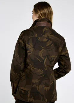 Mountrath LTD Women's Limited edition waxed cotton jacket - Brown Camo
