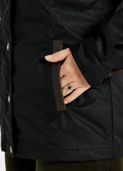 Mountrath Waxed Jacket - Black