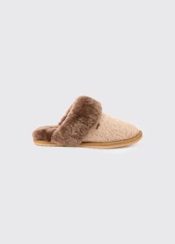 Mullingar Women’s mule slippers - Camel