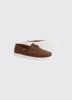 Oceania Mens dubarrylite™ Two Eye-Tie Moccasin - Brown