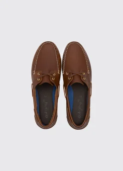 Oceania Mens dubarrylite™ Two Eye-Tie Moccasin - Brown