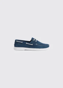 Oceania Mens dubarrylite™ Two Eye-Tie Moccasin - Denim