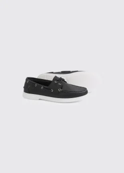 Oceania Mens dubarrylite™ Two Eye-Tie Moccasin - Navy