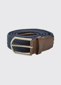 Oysterhaven Woven Belt - Navy