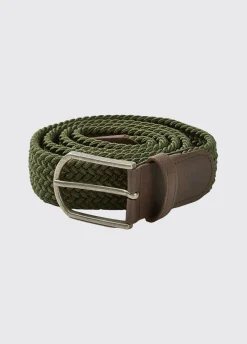 Oysterhaven Woven Belt - Olive