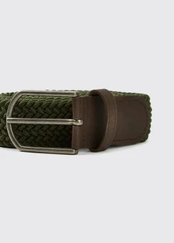 Oysterhaven Woven Belt - Olive