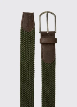 Oysterhaven Woven Belt - Olive