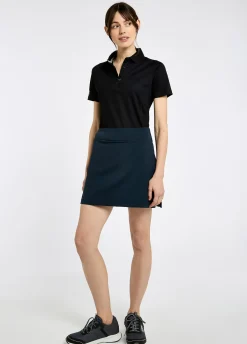 Parga Women's Skort With Side Split - Navy