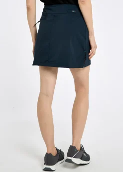Parga Women's Skort With Side Split - Navy