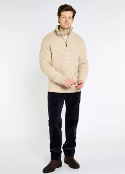Power Men's Zip neck sweater - Oat