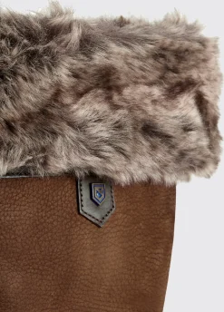 Raftery Ladies Faux Fur Boot Liners - Elk