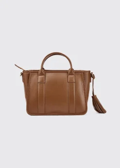 Ramelton Medium Size Leather Handbag - Caramel
