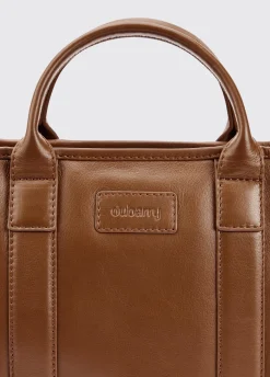 Ramelton Medium Size Leather Handbag - Caramel