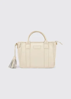 Ramelton Medium Size Leather Handbag - Oyster