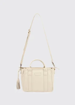 Ramelton Medium Size Leather Handbag - Oyster