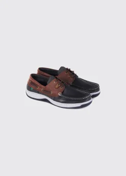 Regatta Deck Shoe - Navy/Brown