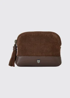 Richmond Ladies Suede Purse - Cigar