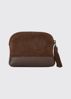 Richmond Ladies Suede Purse - Cigar