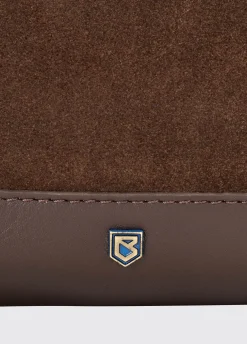 Richmond Ladies Suede Purse - Cigar