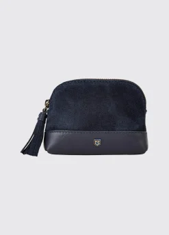 Richmond Ladies Suede Purse - French Navy
