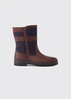 Roscommon Mens Country Boot - Navy/Brown