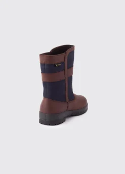 Roscommon Mens Country Boot - Navy/Brown