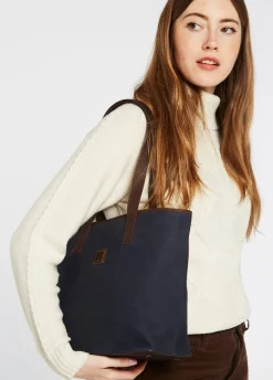 Rosemount Women’s Tote Bag- Navy Brown