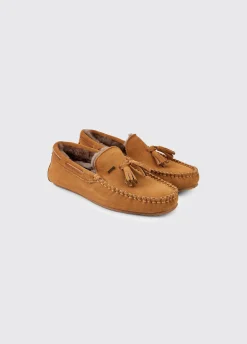 Rosslare Women's Moccasin Slipper - Sand