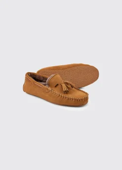 Rosslare Women's Moccasin Slipper - Sand