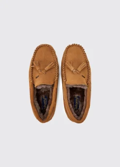 Rosslare Women's Moccasin Slipper - Sand